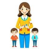 Воспитатель и точка